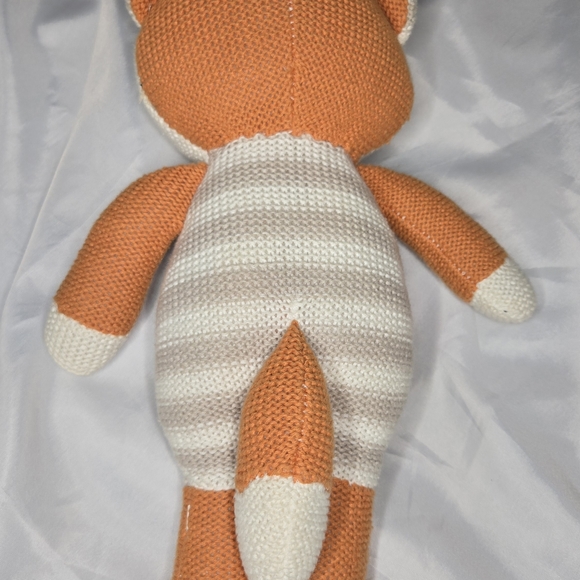 Cuddle Me 12” Knit Fox Plush Macy's Stuffed Animal HTF Doll Lovey Soft EUC - Picture 3 of 3